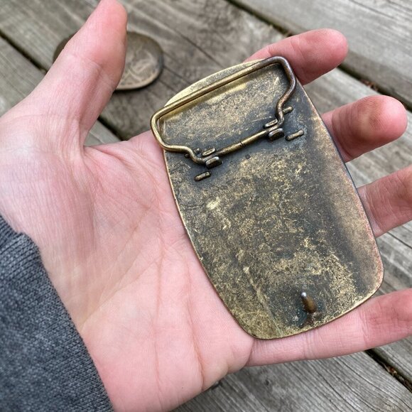 Lot of 5 Vintage 1980s Belt Buckles - Picture 3 of 12